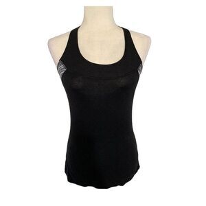 tasc performance womens black gray athletic Workout tank top small
